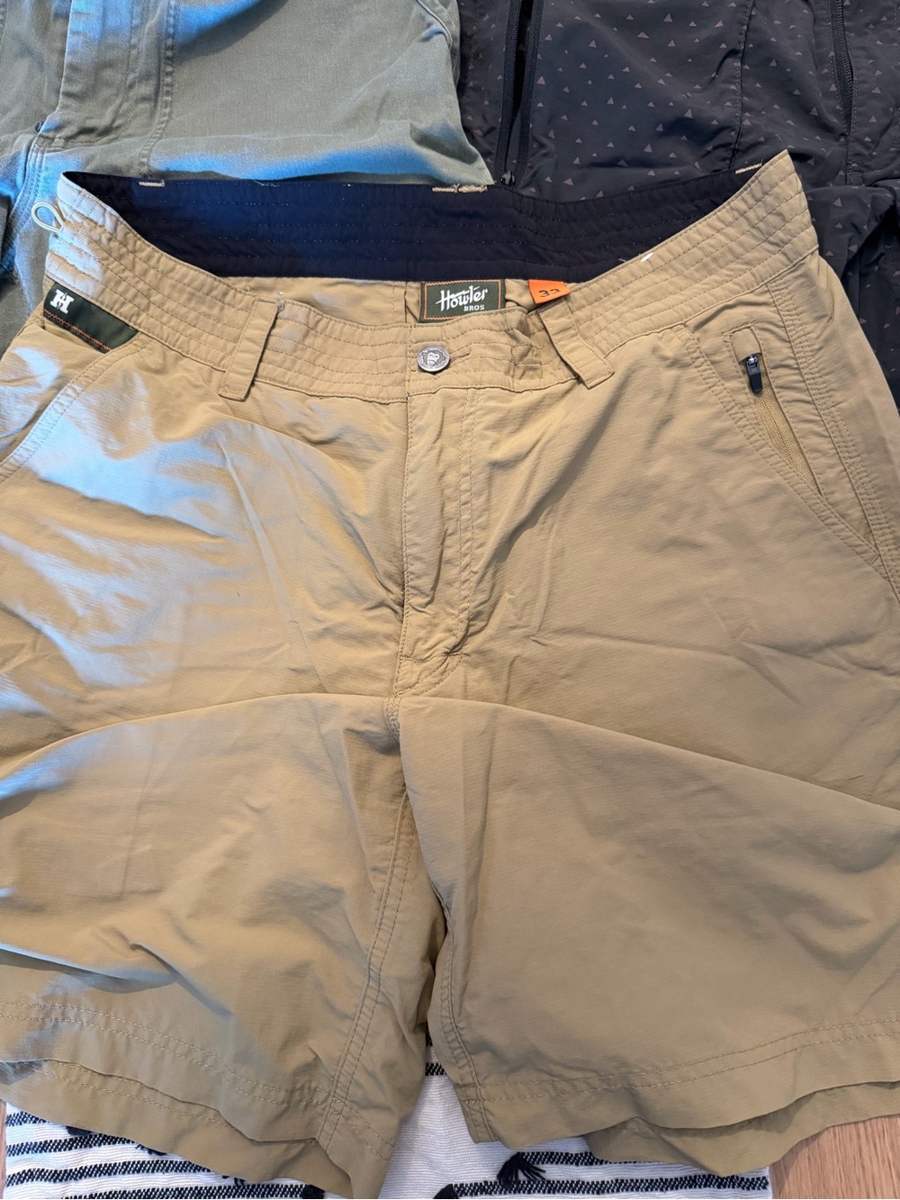 Howler Brothers Khaki Men's Hybrid Shorts